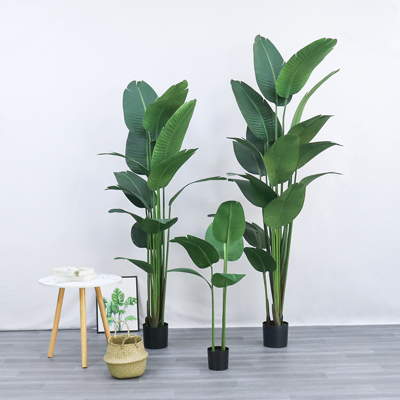 Bird Paradise Strelitzia - Plástico artificial en maceta ​ Planta