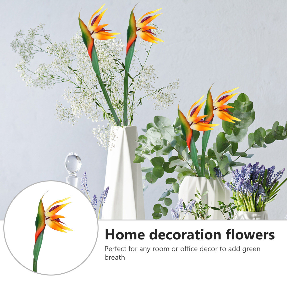 Flor de Strelitzia Artificial  - Bird Paradise Strelitzia reseña y precio