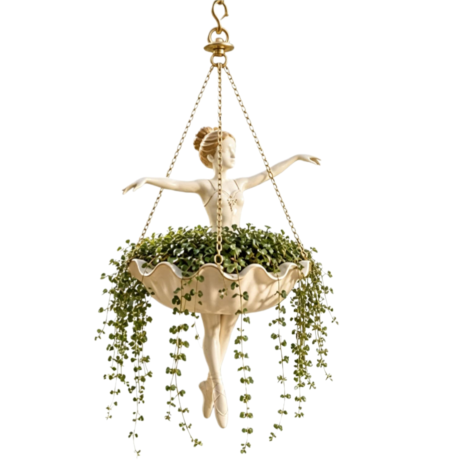 Macetas de resina con diseño d - Spider Plant Hanging reseña y precio